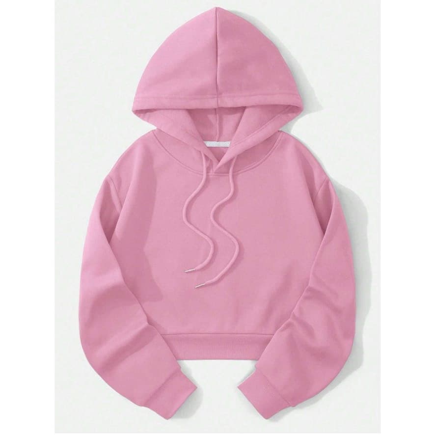 Cropped feminino moletom com capus P ao GG