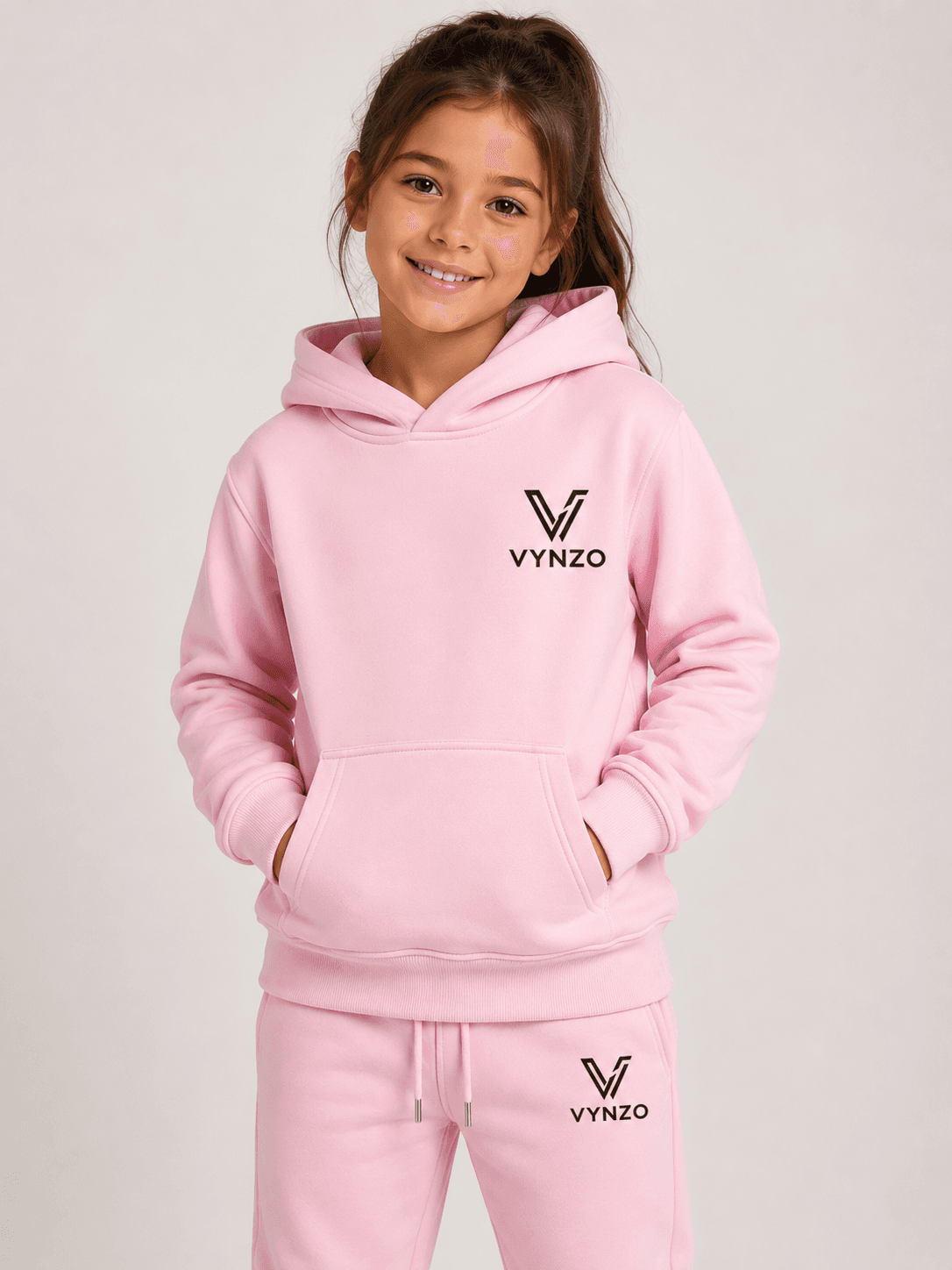 Conjunto Moletom infantil 14 ao 04 com capuz e bolso