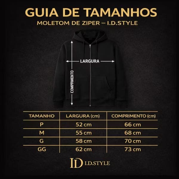 Moletom Canguru com Zíper Masculino e Feminino – Estilo Casual e Streetwear