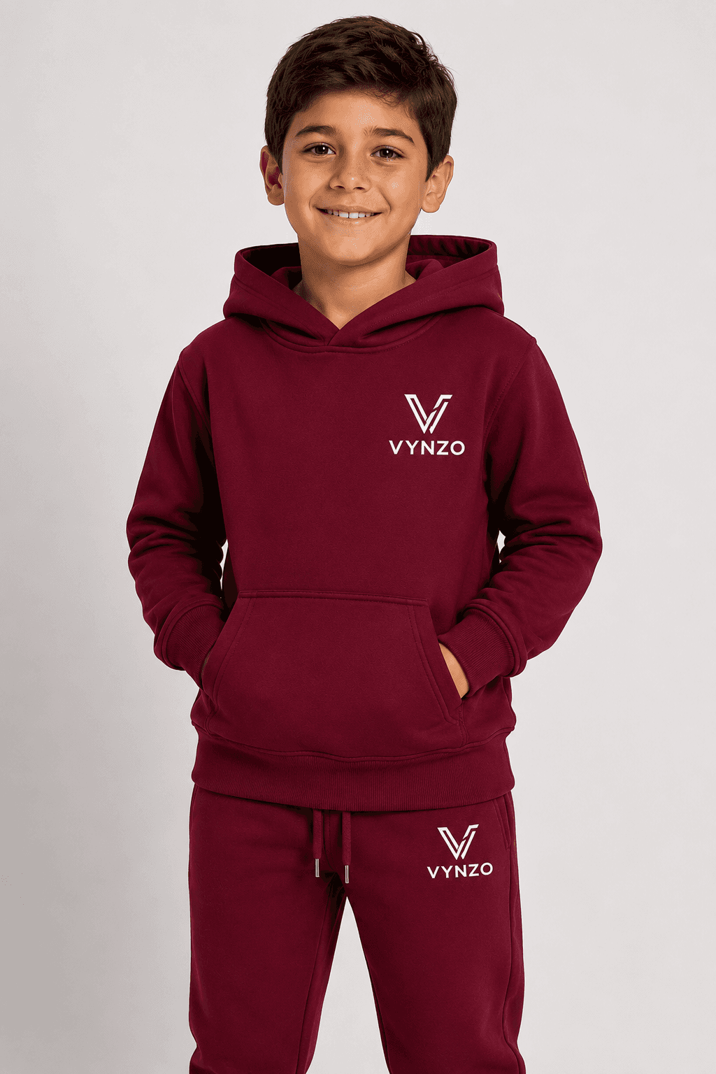 Conjunto Moletom infantil 14 ao 04 com capuz e bolso